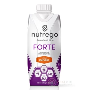 Nutrego FORTE s príchuťou marhuľa 1x330 ml obrázok