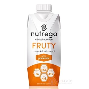 Nutrego FRUTY s príchuťou pomaranč 12x330 ml obrázok