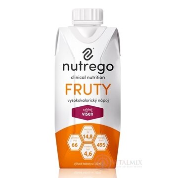 Nutrego FRUTY s príchuťou višňa 12x330 ml obrázok