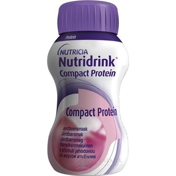 NUTRIDRINK COMPACT PROTEIN s jahodovou príchuťou 24x125 ml obrázok
