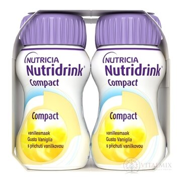 Nutridrink Compact s vanilkovou príchuťou (inov.2025) 4x125 ml (500 ml) obrázok