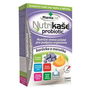 Nutrikaša probiotic - čučoriedka a marhuľa 3x60 g (180 g) obrázok