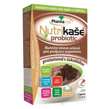 Nutrikaša probiotic - proteinová s čokoládou 3x60 g (180 g) obrázok