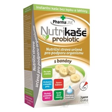 Nutrikaša probiotic - s banánom 3x60 g (180 g) obrázok