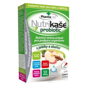 Nutrikaša probiotic - s jablkami a škoricou 3x60 g (180 g) obrázok