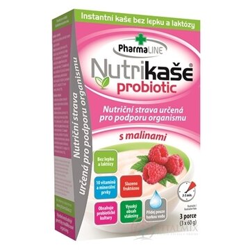 Nutrikaša probiotic - s malinami 3x60 g (180 g) obrázok