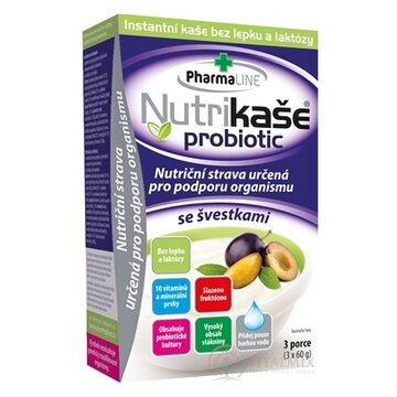Nutrikaša probiotic - so slivkami 3x60 g (180 g) obrázok