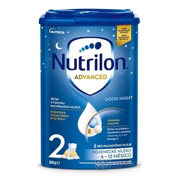 Nutrilon Advanced 2 Good Night následná mliečna dojčenská výživa v prášku (6-12 mesiacov) 1x800 g obrázok