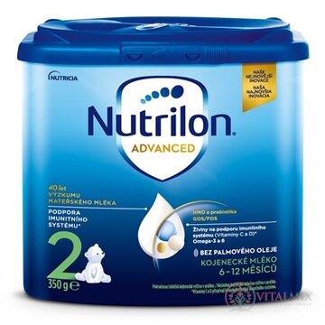 Nutrilon Advanced 2 následná mliečna dojčenská výživa v prášku (6-12 mesiacov) 1x350 g obrázok