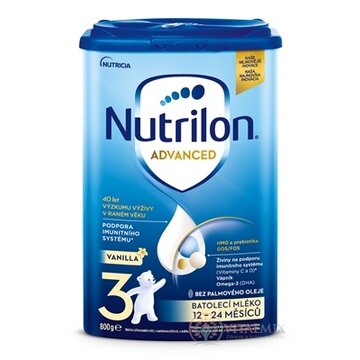 Nutrilon Advanced 3 VANILLA batoľacia mliečna výživa v prášku (12-24 mesiacov) 1x800 g obrázok