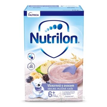Nutrilon obilno-mliečna kaša viaczrnná s ovocím (od ukonč. 6. mesiaca), 1x225 g obrázok