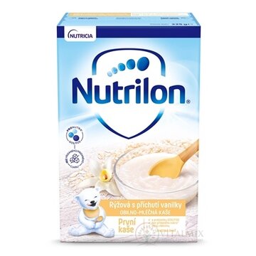 Nutrilon obilno-mliečna Prvá kaša ryžová s príchuťou vanilky, 1x225 g obrázok