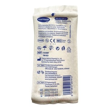 Obväz hotový Economy sterilný kompres, veľ. 4 (100 x 120 mm), 1x1 ks obrázok