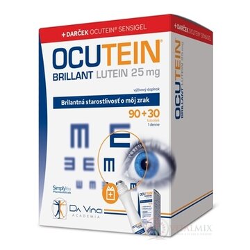 OCUTEIN BRILLANT Luteín 25 mg - DA VINCI cps 90+30 navyše (120 ks) + Darček, 1x1 set obrázok