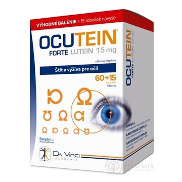 OCUTEIN FORTE Luteín 15 mg - DA VINCI cps 60+15 zadarmo (75 ks) obrázok