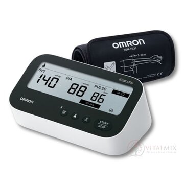 OMRON M4 Connect Afib Tlakomer na rameno (HEM-7196T1-FLE) 1 ks + adaptér zdarma 1 ks, 1x1 set obrázok