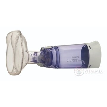 OptiChamber Diamond KOMORA zadržiavacia s maskou M medium Lite touch, na inhaláciu lieku 1x1 set obrázok
