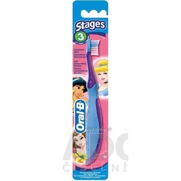 Oral-B ZK Stages 3 detská zubná kefka (5 - 7 rokov) 1x1 ks obrázok
