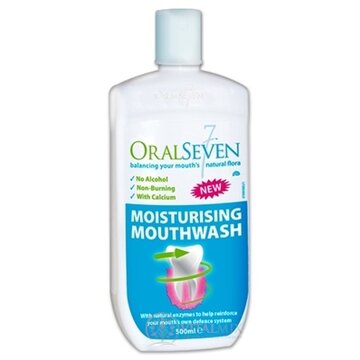 OralSeven zvlhčujúca ústna voda maxi 1x500 ml obrázok