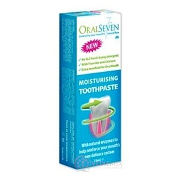 OralSeven zvlhčujúca zubná pasta 1x75 ml obrázok