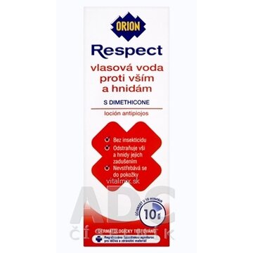 ORION RESPECT vlasová voda proti všiam a hnidám 1x100 ml obrázok