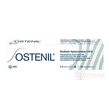 OSTENIL náhrada synoviálnej tekutiny s 1.0% hyaluronátu sodného v napln. inj. striekačke (20 mg/2 ml) 1x2 ml obrázok