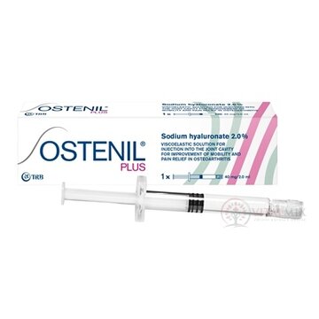 OSTENIL PLUS náhrada synoviálnej tekutiny s 2.0% hyaluronátu sodného v napln. inj. striekačke (40 mg/2 ml) 1x2 ml obrázok