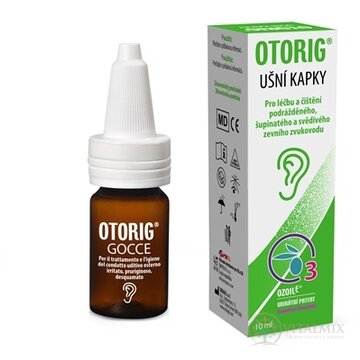 OTORIG ušné kvapky, OzoilE 1x10 ml obrázok