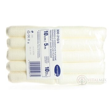 OVÍNADLO HYDROFILNÉ pletené, nesterilné (10cm x 5m)  1x10 ks obrázok