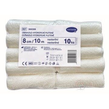 OVÍNADLO HYDROFILNÉ pletené, nesterilné (8 cm x 10 m) 1x10 ks obrázok