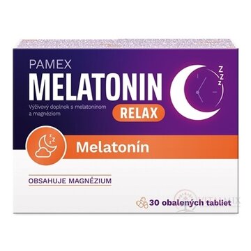 PAMEX MELATONIN RELAX tbl 1x30 ks obrázok