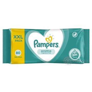 PAMPERS Baby Wipes Sensitive vlhčené obrúsky XXL pack 1x80 ks obrázok
