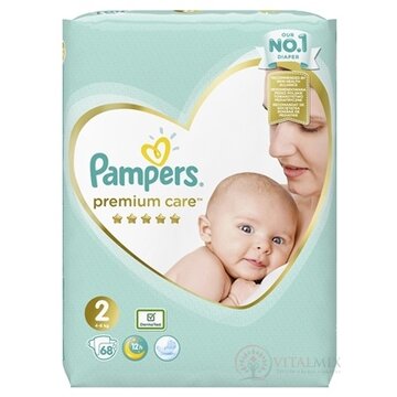 PAMPERS PREMIUM CARE VP 2 Mini detské plienky (4-8 kg) 1x68 ks obrázok