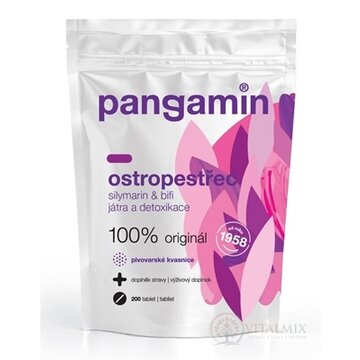 PANGAMIN OSTROPESTREC tbl (vrecko) 1x200 ks obrázok