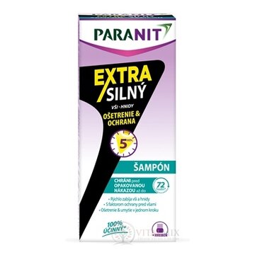 PARANIT EXTRA SILNÝ ŠAMPÓN šampón 100 ml + hrebeň, 1x1 set obrázok