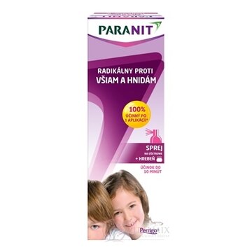 PARANIT Radikálny proti všiam a hnidám sprej 100 ml + hrebeň, 1x1 set obrázok