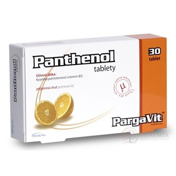 PargaVit PANTHENOL tbl príchuť pomarančov 1x30 ks obrázok