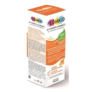 PEDIAKID 22 Vitaminov & Minerálov sirup 1x125 ml obrázok