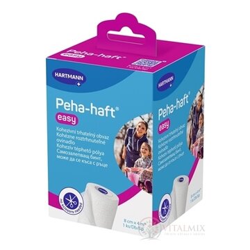 Peha-haft Easy kohézne roztrhnuteľné ovínadlo (8 cm x 4 m) 1x1 ks obrázok