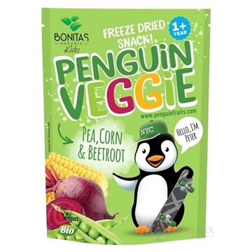 PENGUIN VEGGIE Pea, Corn & Beetroot BIO mrazom sušená zelenina 1x17 g obrázok
