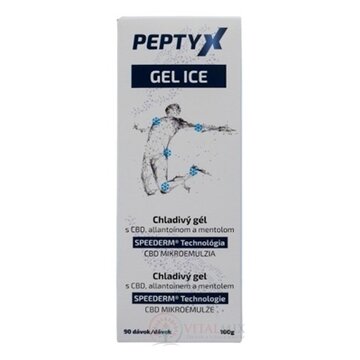 PEPTYX GEL ICE chladivý gél s CBD, allantoínom a mentolom 1x100 g obrázok