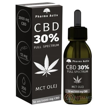 Pharma Activ CBD 30% Full Spectrum MCT OLEJ 1x10 ml obrázok