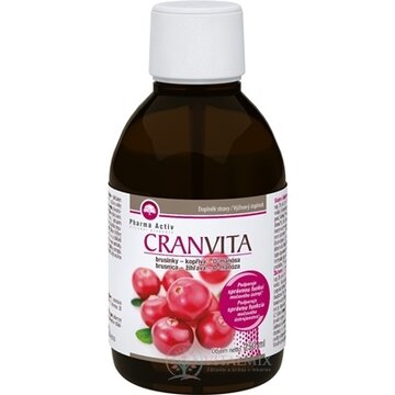 Pharma Activ CRANVITA Brusnica- Žihľava- D-manóza tekutina 1x250 ml obrázok