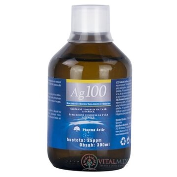 Pharma Activ Koloidné striebro Ag100 hustota 25ppm, 1x300 ml obrázok