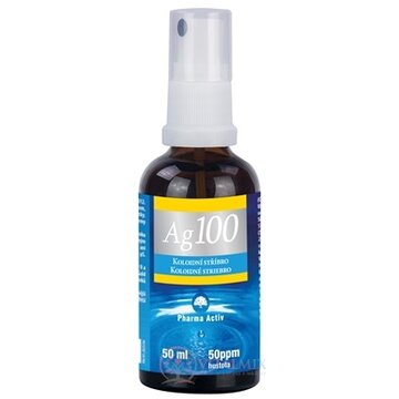 Pharma Activ Koloidné striebro Ag100 sprej, hustota 50ppm (inov.2026) 1x50 ml obrázok