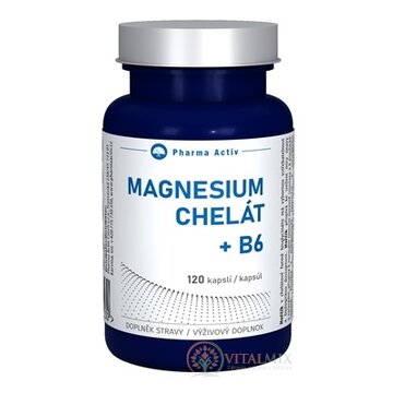 Pharma Activ MAGNESIUM Chelát + B6 cps 1x120 ks obrázok