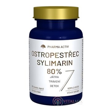Pharma Activ OSTROPESTREC SYLIMARIN 80% cps 1x90 ks obrázok