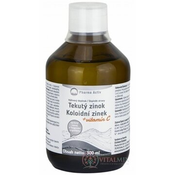 Pharma Activ Tekutý zinok Zn + Vitamín C 1x300 ml obrázok