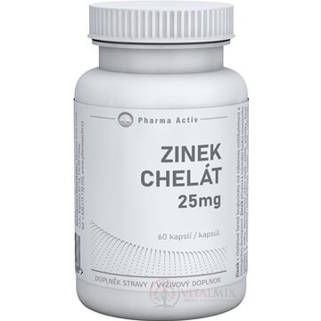 Pharma Activ ZINOK Chelát 25 mg cps 1x60 ks obrázok