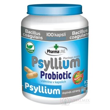 PharmaLINE Psyllium Probiotic cps 1x100 ks obrázok